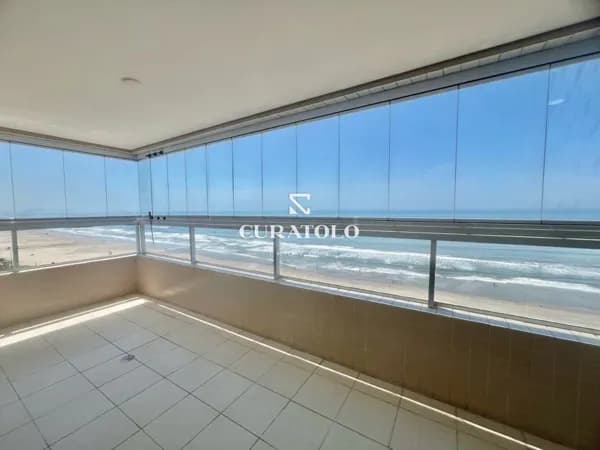 Apartamento dos sonhos na Praia Grande, vista para o mar - com amplos 128 m², 3 Quartos, 2 Vagas, Varanda ampla e lazer completo - Bairro Jardim Real