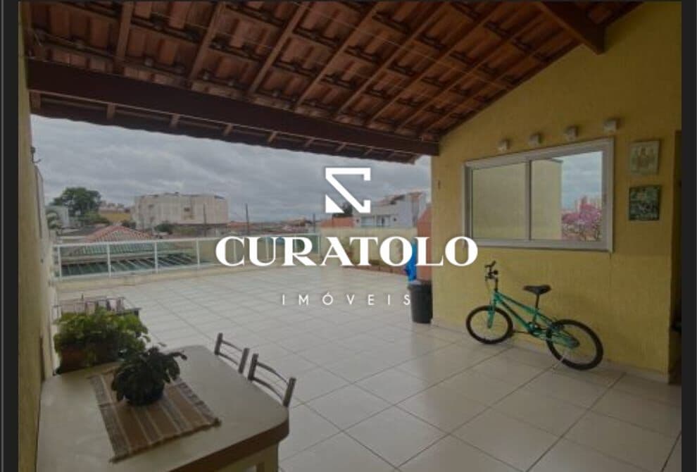Cobertura com 3 dorms, 2 suíte, varanda, terraço e 2 vagas cobertas - Vila Camilópolis