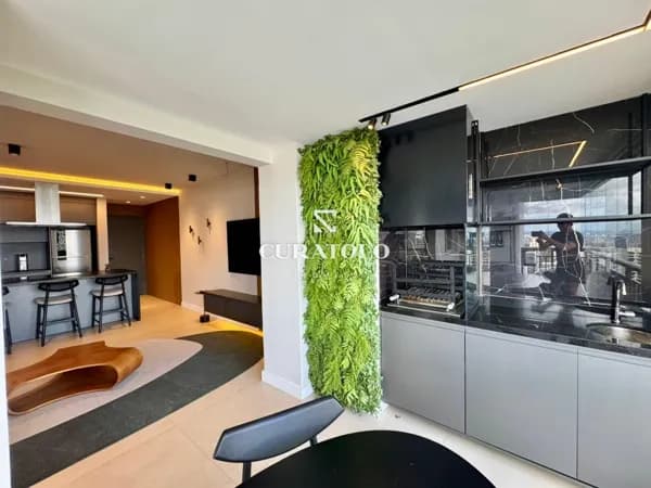 Apartamento à venda, com 75 m², 2 quartos, 2 vagas e varanda gourmet, Vila Andrade, São Paulo.