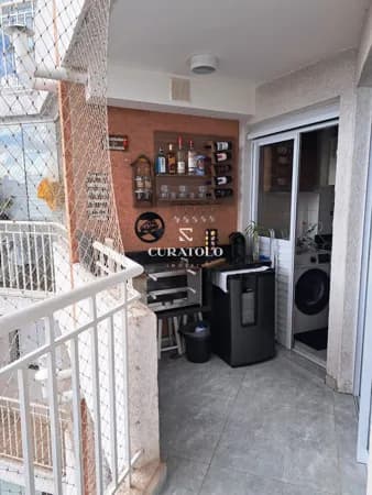 Apartamento à venda com 65 m², 3 quartos, varanda gourmet e 2 vagas na Vila Prudente, São Paulo.