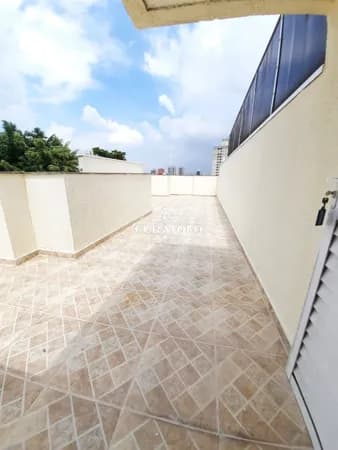 Conquiste sua casa própria em Santo André, no Parque das Nações. Cobertura estilo sem condomínio, pronta, de 84m² com 2 Quartos e 1 vaga e pavimento superior com amplo quintal