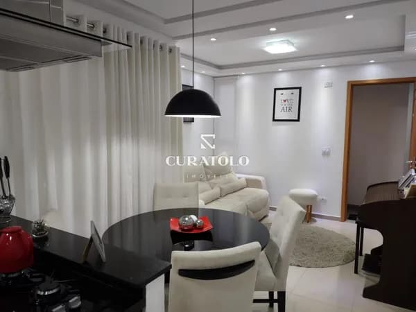 Apartamento à venda com 57 m², 2 quartos, varanda e 1 vaga coberta no Parque da Nações, Santo André.