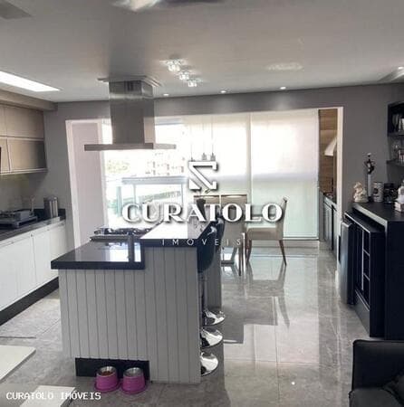 BELÍSSIMO APARTAMENTO 2 SUÍTES TERRAÇO GOURMET E 2 VAGAS EM SANTO ANDRÉ - CONDOMÍNIO CLUBE SKY PATRIANI - MOBILIADO
