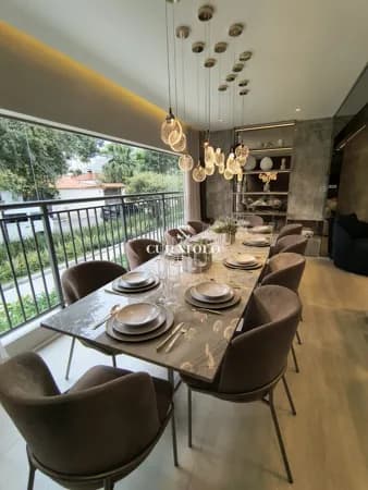 Apartamento à venda com 147 m², 3 suítes, varanda gourmet e 2 vagas, Brooklin – Cidade Monções, São Paulo. (EM OBRAS ENTREGA OUT/2029)