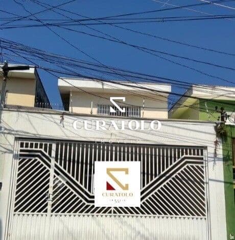 Sobrado com 4 dormitórios, área com churrasqueira, quintal e 3 vagas - Vila Ema