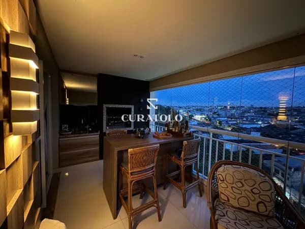 Apartamento de alto padrão à venda no Anália Franco, com 3 quartos, varanda gourmet e 2 vagas cobertas