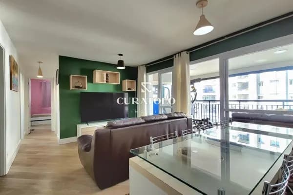 Apartamento à venda com 120 m², 3 suítes, 2 vagas e varanda no Jardim, Santo André.