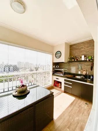 Apartamento alto padrão à venda de 3 quartos, varanda gourmet e 2 vagas, no Santa Paula, São Caetano do Sul.
