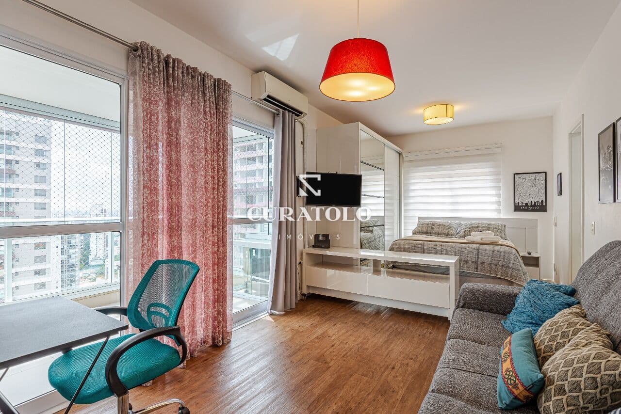 Apartamento sofisticado na Vila Mariana, para uma vida urbana incrível! Com 1 Quarto e 1 vaga perfeito para moradia ou investimento, a 300mts do Metrô na Ana Rosa