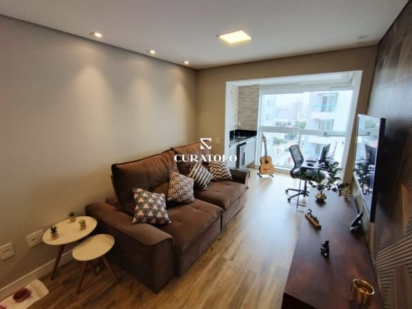 Apartamento com 3 dorms, 1 suíte, varanda gourmet, 2 vagas e lazer completo - Residencial Mondo Nações, Santo André