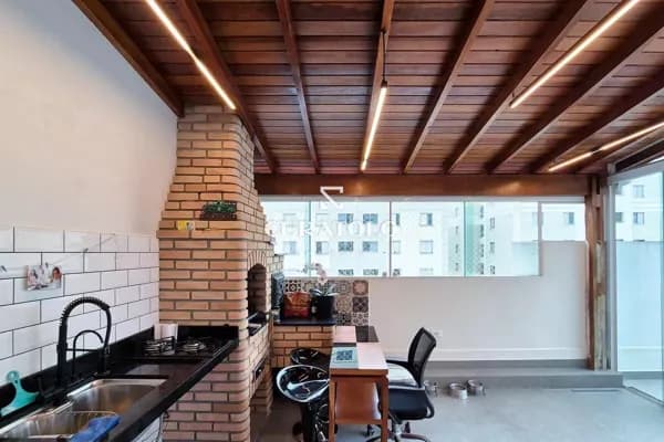 Cobertura à venda com 110 m², 2 quartos, espaço gourmet e vaga em São Bernardo do Campo.