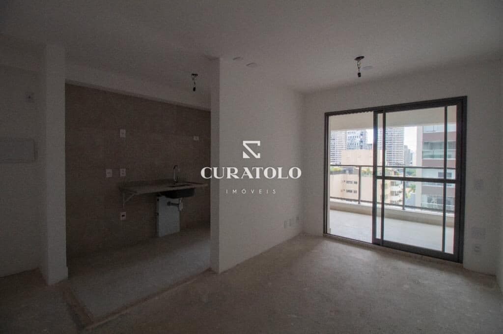 Seu novo lar em um dos bairros mais nobres de São Paulo, no Brooklin: Apartamento de 2 Dorms com Ampla Varanda. Vaga e Lazer Completo a 550 metros do Metrô Brooklin