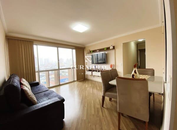 More bem em Santo André, no bairro Casa Branca, lindo e espaçoso apartamento pronto com 90m², 3 Quartos, 1 vaga e Lazer completo