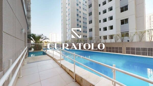 Apartamento com 2 dormitórios, 1 suíte, varanda e vaga - Lazer completo - Brás Clube