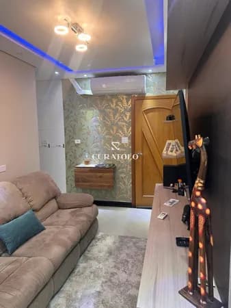 Viva com conforto e comodidade em Santo André. Cobertura estilo sem condomínio pronta de 98 m² com 2 Quartos, 2 vagas e área gourmet