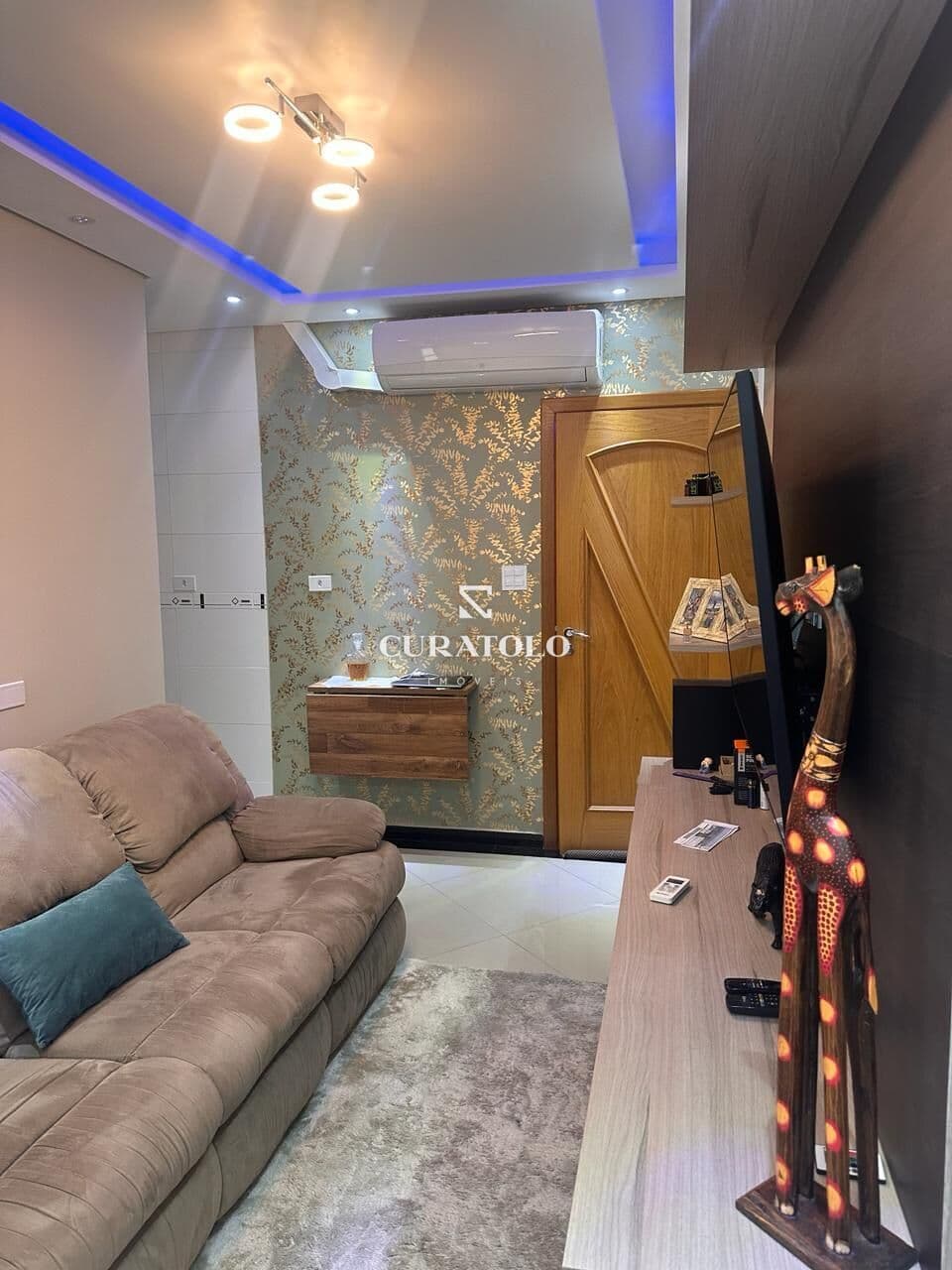 Viva com conforto e comodidade em Santo André. Cobertura estilo sem condomínio pronta de 98 m² com 2 Quartos, 2 vagas e área gourmet