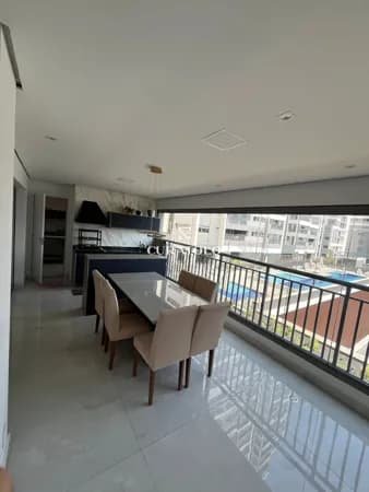 Apartamento dos sonhos na Vila Independência, ao lado da Estação Oratório- com amplos 121 m², 3 Quartos/suítes, 2 Vagas e varanda gourmet - Mobiliado