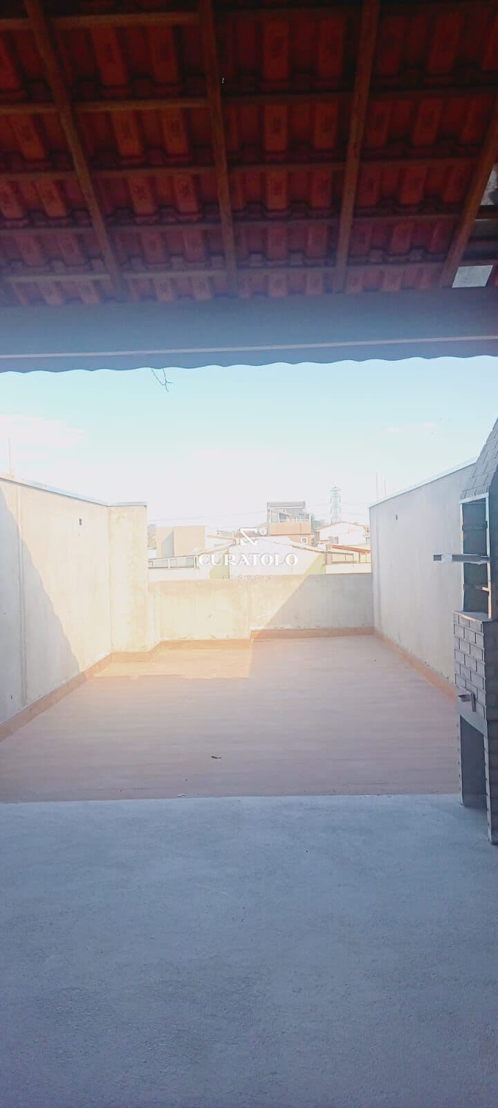 More com conforto e comodidade em Santo André, ao lado do Atrium Shopping, linda cobertura, em obras, com 106m², 2 Quartos, 1 vaga e varanda Estilo sem condomínio
