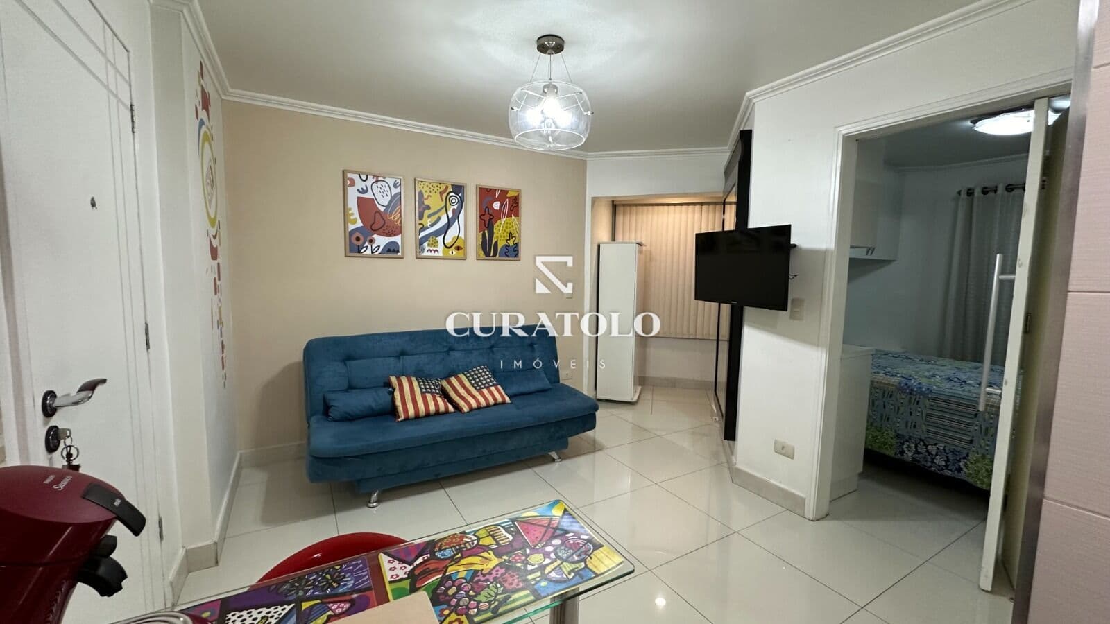 Experimente a vida urbana do Centro de São Paulo: lindo apartamento de 1 quarto, perfeito para moradia ou investimento, mobiliado e com 1 vaga