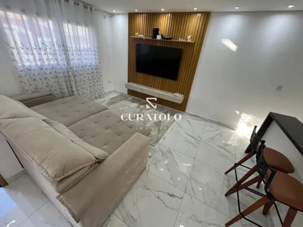 Casa sobrado à venda com 3 quartos e 9 vagas no Pq Novo Oratório, Santo André