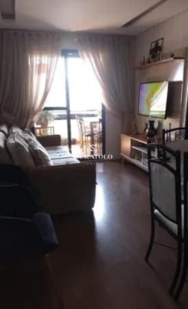 Apartamento à venda com 87 m², 3 quartos, varanda e 2 vagas na Vila Regente Feijó, São Paulo.