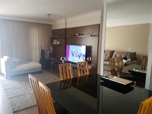 More com conforto no Santa Paula, um dos melhores bairros de São Caetano, em um lindo apartamento com 114 m², 3 quartos, varanda e 2 vagas com lazer completo