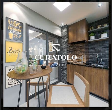 Apartamento com 2 dorms, 1 suíte, varanda e 2 vagas - Vila Santa Terezinha, SBC