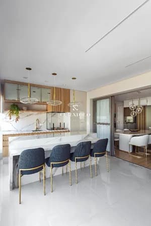 Apartamento alto padrão à venda 113 m², varanda gourmet, 2 vagas, no Tatuapé, São Paulo.