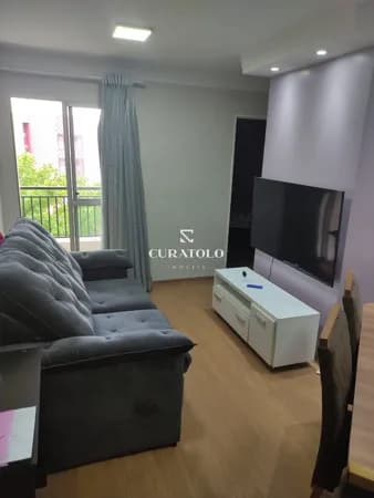 Sua nova vida no bairro São João Clímaco, na frente do Park Shopping São Caetano: apartamento mobiliado de 52 m² com 2 quartos, vaga e varanda.