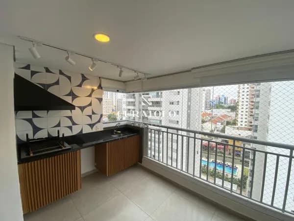 Apartamento à venda com 115 m², sendo 3 suítes, varanda gourmet e 2 vagas, Vila Assunção, Santo André.