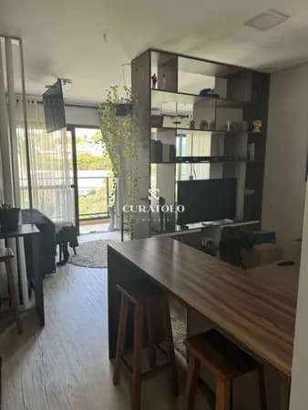Apartamento loft à venda, de 1 quarto, varanda e vaga, no bairro Boa Vista, em São Caetano