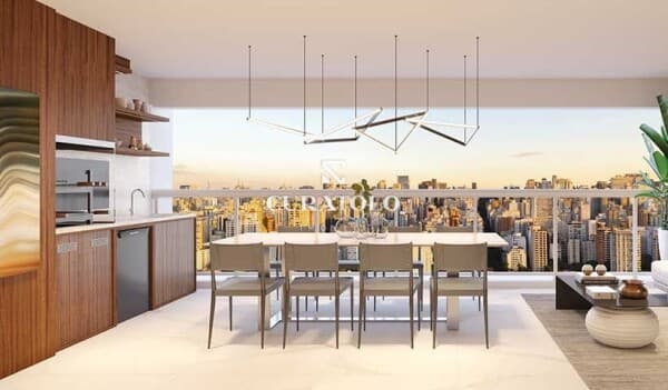 Luxo e Sofisticação à Moda de Miami: Seu novo refúgio de alto padrão no Tatuapé 4 Dorms 2 Vagas Terraço Gourmet e Lazer Completo