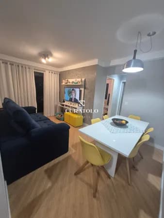 Apartamento à venda com 75 m², 2 quartos, varanda e vaga no Belenzinho, São Paulo.