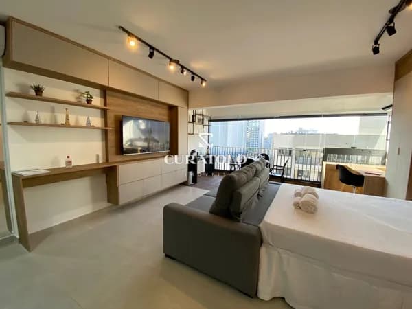 Conquiste Sua Independência: Studio pronto e mobiliado na Bela Vista, a 8 minutos do Metrô Consolação, perfeito para moradia ou investimento com 1 quarto e 1 vaga