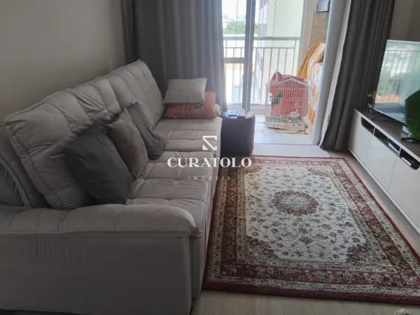 Apartamento à venda com 64m², 2 quartos, varanda gourmet e vaga, Fundação, São Caetano do Sul.