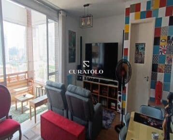 Apartamento tipo loft duplex à venda, de 2 quartos, 2 vagas e varanda no Santa Teresinha (região de Santana)
