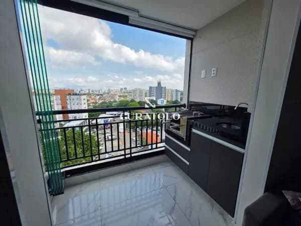 Apartamento à venda com 52 m², 2 quartos, varanda gourmet e vaga no Rudge Ramos, São Bernardo do Campo.