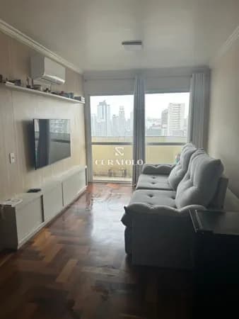 Apartamento à venda com 87 m², 3 quartos, varanda e 2 vagas na Vila Clementino, em São Paulo.