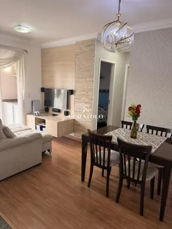 Apartamento à venda com 50 m², 2 quartos, varanda e vaga, Vila Pires, Santo André.