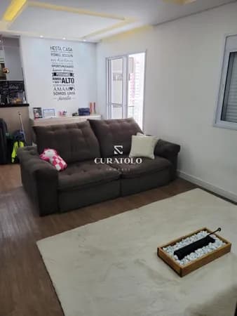 Apartamento à venda com 52 m², 1 quarto, varanda e vaga, no Taboão, em São Bernardo do Campo.