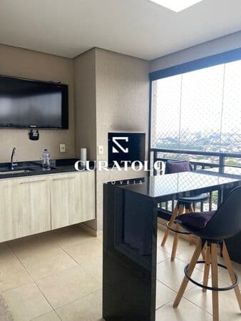 Apartamento com varanda gourmet, 3 suítes, 3 vagas e lazer completo - The Address, São Caetano do Sul