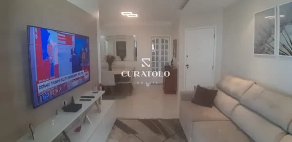 Sua nova vida no nobre bairro do Anália Franco: lindo apartamento mobiliado de 98 m² com 3 Quartos, 2 vagas e varanda - Lazer completo