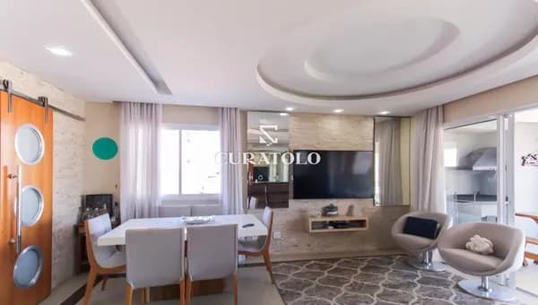 Apartamento alto padrão à venda com 140m², 3 quartos, varanda gourmet e 3 vagas, Mooca, São Paulo.