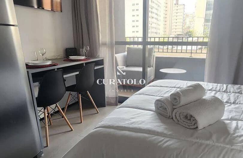Conheça este excelente studio, perfeito para moradia ou investimento, no coração de São Paulo, a 6 min da Estação Oscar Freire e Av. Paulista