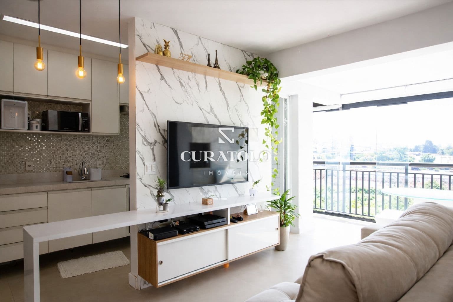 Apartamento à venda com 75 m², 3 quartos, 2 vagas e varanda gourmet no Campestre, Santo André.