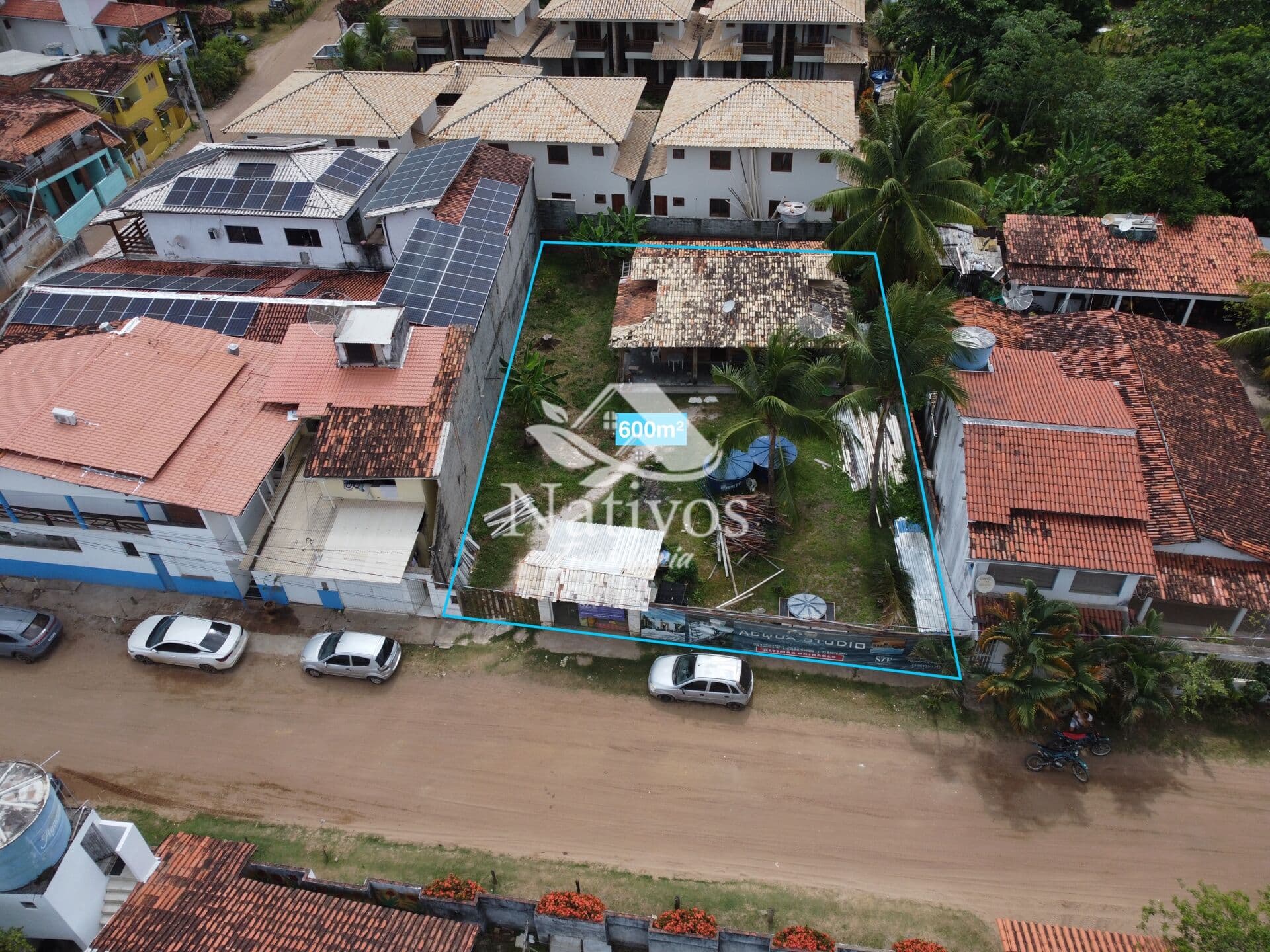 Lote na vila de Barra Grande com 600m²