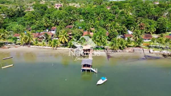 Casa Beira-Mar com Píer Privativo em Ponta de Caieira | Baía de Camamu