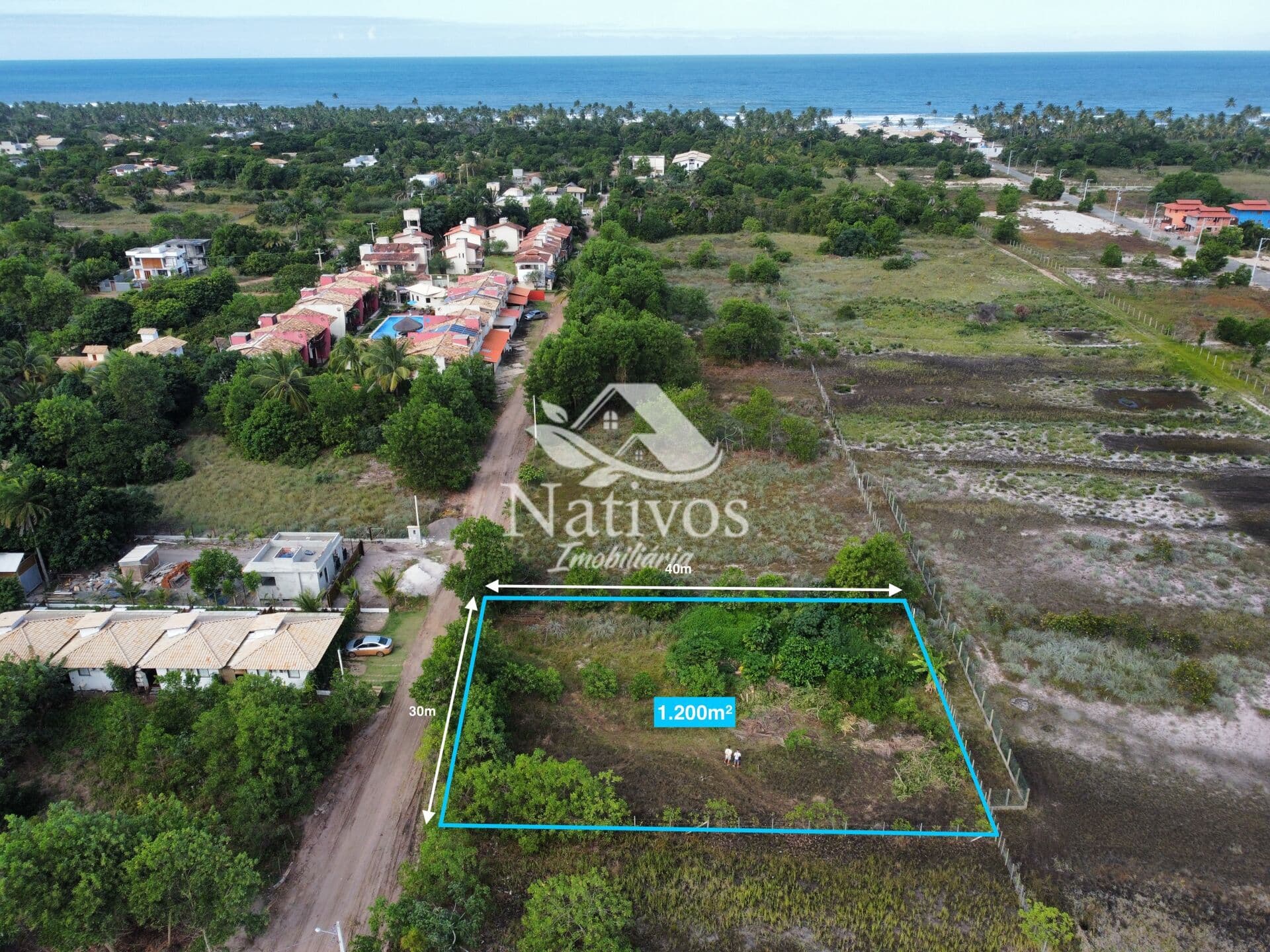 Terreno de 1.200m² a 650m da Praia de Taipu de Fora – Oportunidade Única!