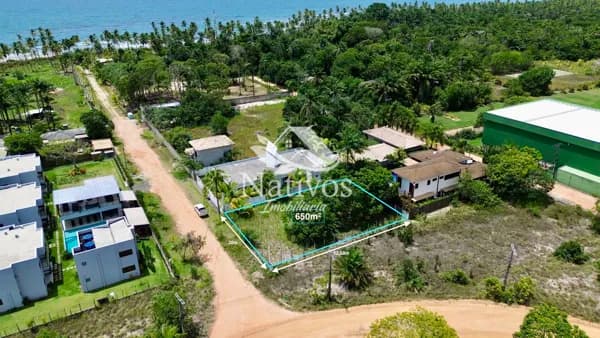 Lote exclusivo a apenas 300 metros da Praia da Bombaça – Península de Maraú