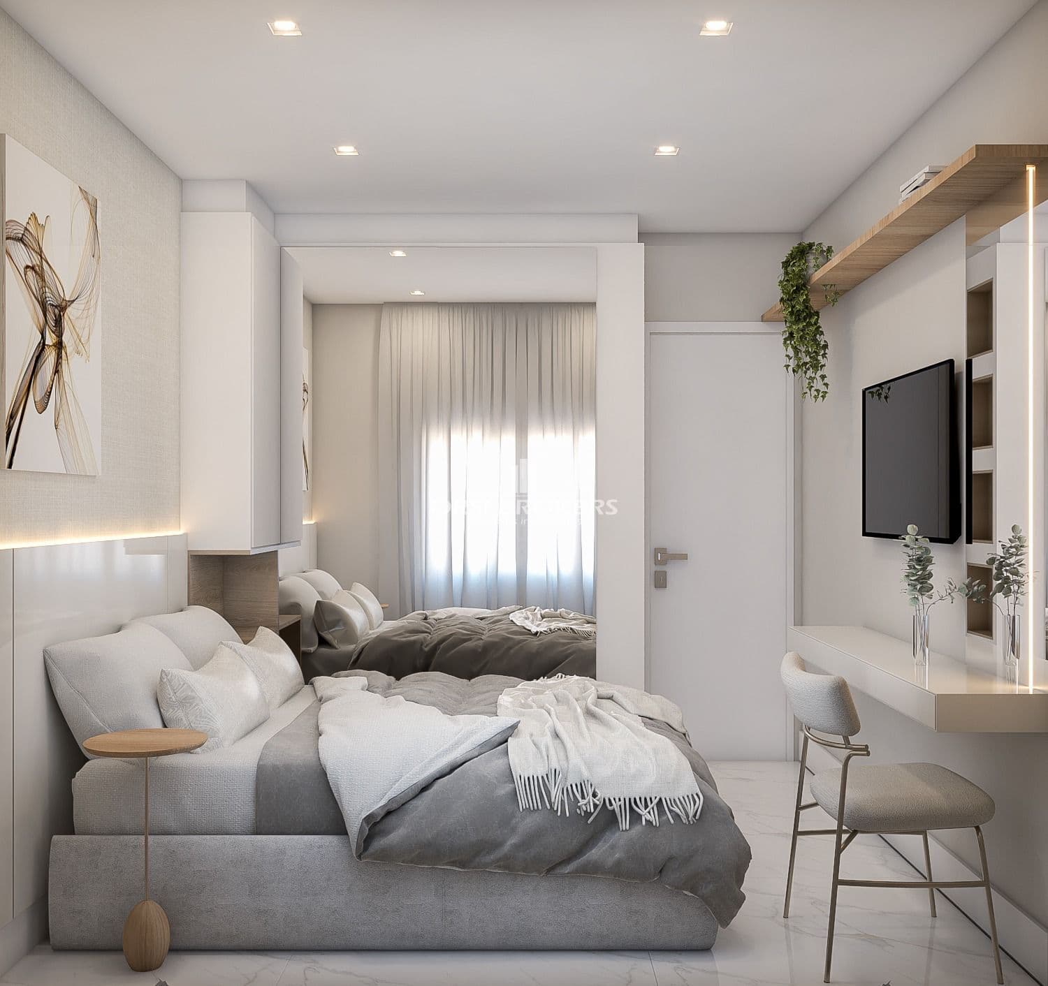 Apartamento 44m² - CONDOMÍNIO ODZUN